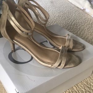 Cato gold size 7 heels